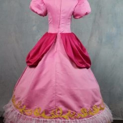 Super Mario Princess Peach Dress Cosplay Costume -Game Costumes Sales COS 008 02 135