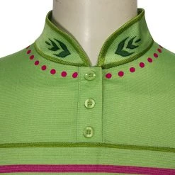 Frozen 2 Anna Green Dress Cosplay Costume -Game Costumes Sales COS 008 05 71