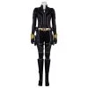 2020 Movie Black Widow Natasha Romanoff Black Jumpsuit Cosplay Costume