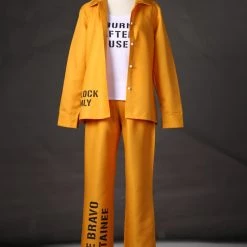 Suicide Squad Harley Quinn Prison Suit Cosplay Costume