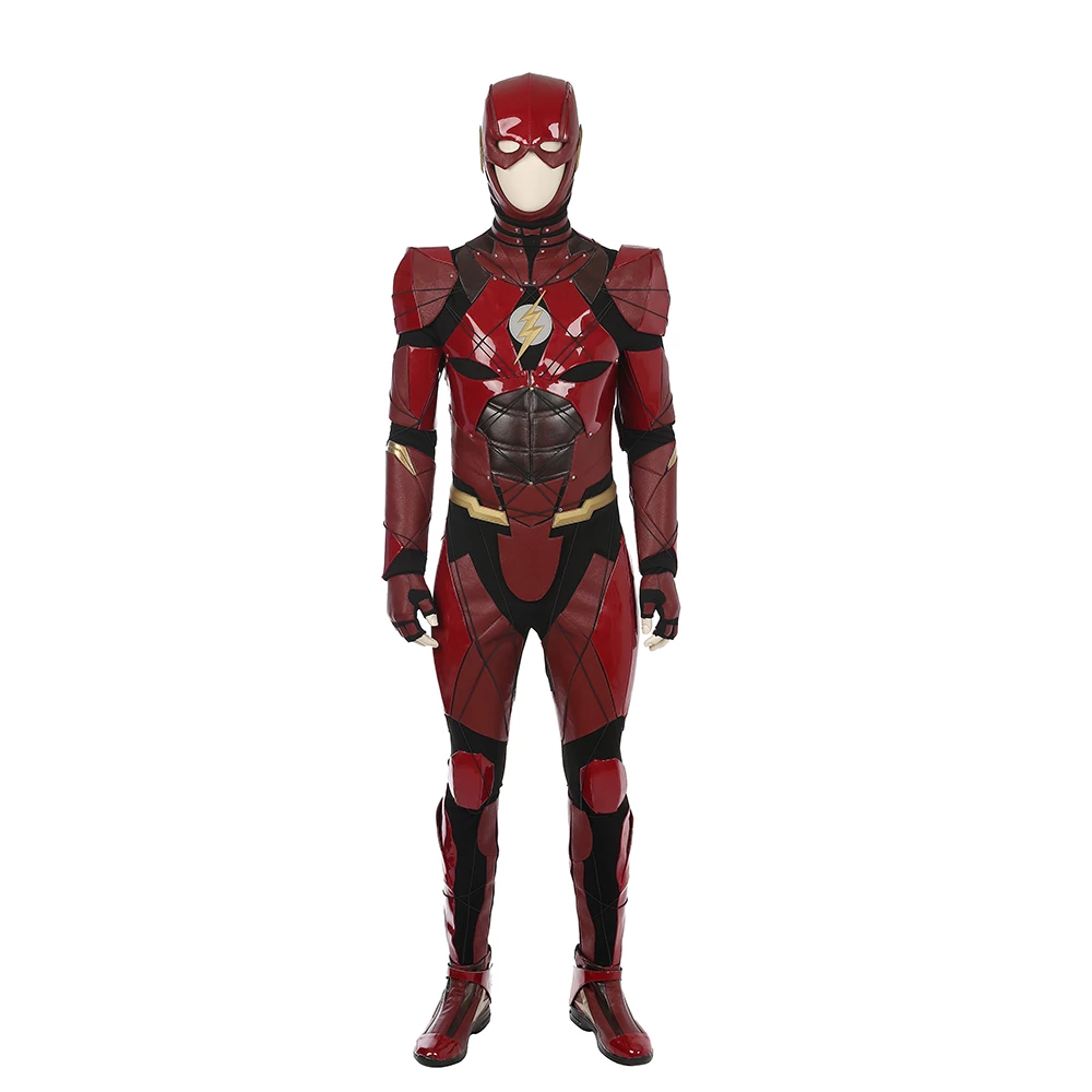 Justice League The Flash Sneak Peek Cosplay Costume With Shoes 3 Justice League The Flash Sneak Peek Cosplay Costume With Shoes