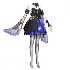 Genshin Impact Keqing Opulent Splendor Cosplay Costume -Game Costumes Sales COS 009 02 240