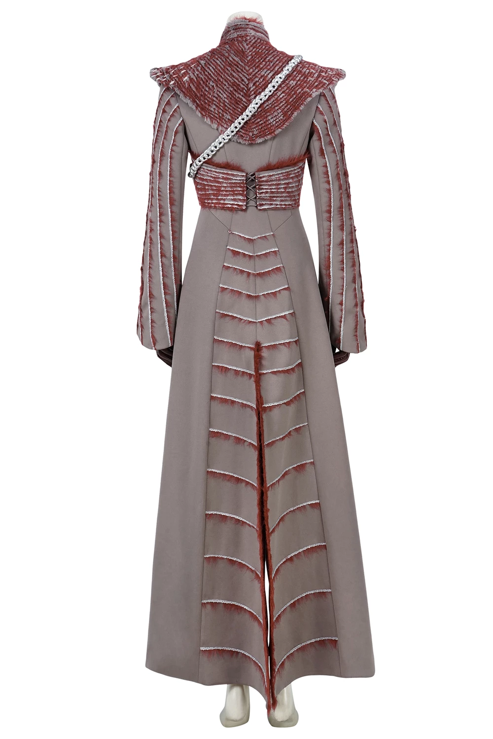 Game Of Thrones Season 8 Targaryen Daenerys Mother Of Dragons Suit Cosplay Costume 6 Game Of Thrones Season 8 Targaryen Daenerys Mother Of Dragons Suit Cosplay Costume - Image 4