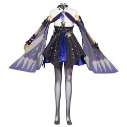 Genshin Impact Keqing Opulent Splendor Cosplay Costume -Game Costumes Sales COS 009 04 140