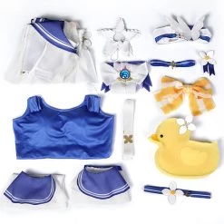 Genshin Impact Barbara Summertime Sparkle Cosplay Costume -Game Costumes Sales COS 009 05 82