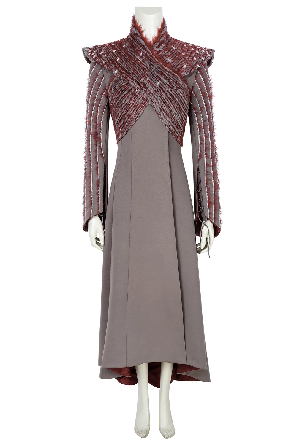 Game Of Thrones Season 8 Targaryen Daenerys Mother Of Dragons Suit Cosplay Costume 9 Game Of Thrones Season 8 Targaryen Daenerys Mother Of Dragons Suit Cosplay Costume - Image 7