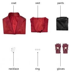 Captain America: Civil War Wanda Maximoff Scarlet Witch Cosplay Costume 19 Captain America: Civil War Wanda Maximoff Scarlet Witch Cosplay Costume -Game Costumes Sales COS 009 08 16