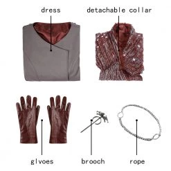 Game Of Thrones Season 8 Targaryen Daenerys Mother Of Dragons Suit Cosplay Costume 21 Game Of Thrones Season 8 Targaryen Daenerys Mother Of Dragons Suit Cosplay Costume -Game Costumes Sales COS 009 09 10