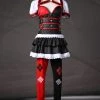 Batman: Arkham Asylum Harley Quinn Suit Cosplay Costume -Game Costumes Sales COS 010 01 45