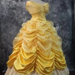 Beauty And The Beast Princess Belle Dress Cosplay Costume - H -Game Costumes Sales COS 010 04 83