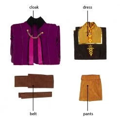 Frozen 2 Snow Queen Anna Cosplay Costume Version 2 -Game Costumes Sales COS 010 09 13