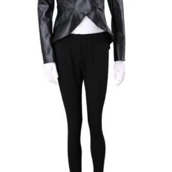 Once Upon A Time Emma Swan Black Suit Cosplay Costume
