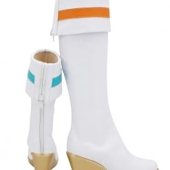 League Of Legends LOL Arcade Caitlyn Prestige Edition White Cosplay Boots -Game Costumes Sales COS 011 02 142