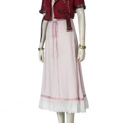 Final Fantasy VII Crisis Core: Aerith Gainsborough Cosplay Costume -Game Costumes Sales COS 011 02 151