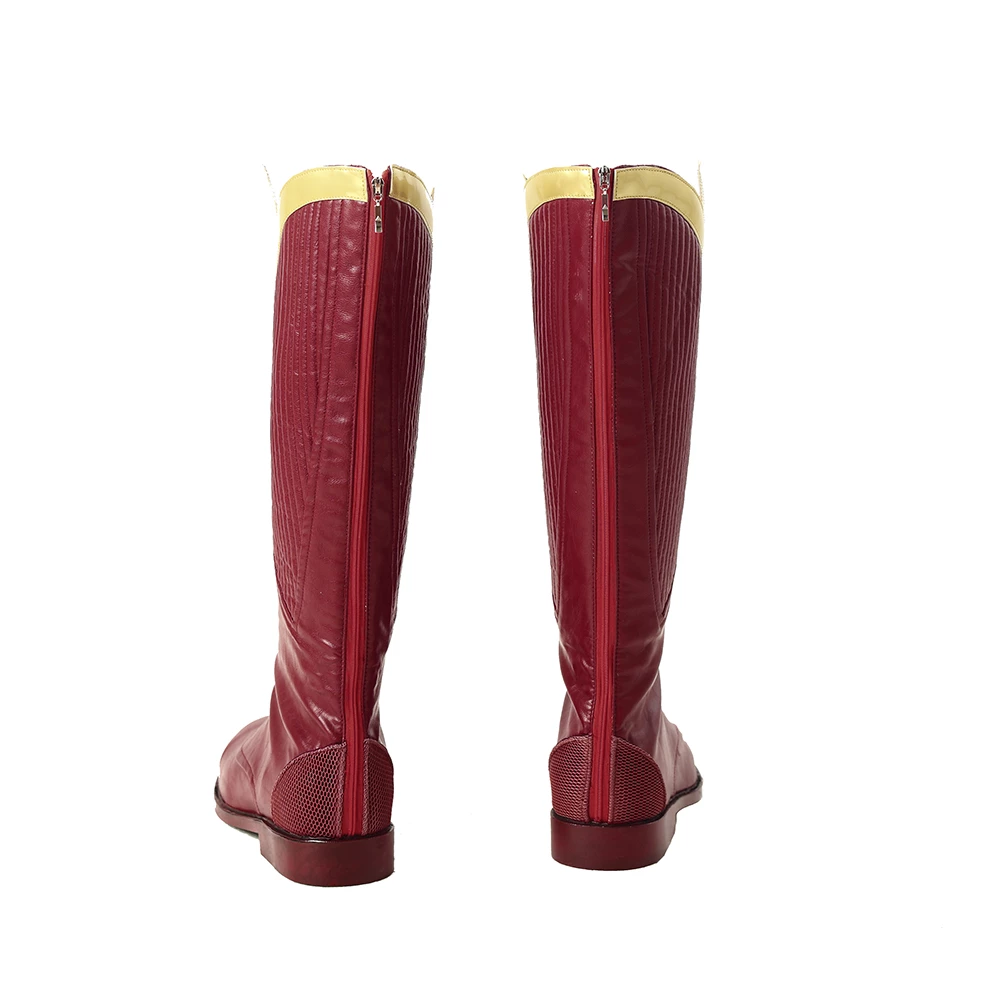The Flash Season 4 Barry Allen Flash Cosplay Boots 4 The Flash Season 4 Barry Allen Flash Cosplay Boots - Image 2