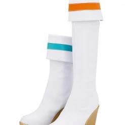 League Of Legends LOL Arcade Caitlyn Prestige Edition White Cosplay Boots -Game Costumes Sales COS 011 03 124