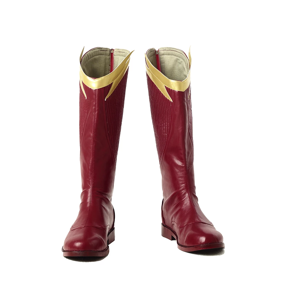 The Flash Season 4 Barry Allen Flash Cosplay Boots 6 The Flash Season 4 Barry Allen Flash Cosplay Boots - Image 4
