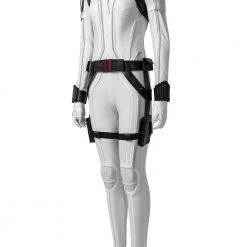 2020 Movie Black Widow Natasha Romanoff White Jumpsuit Cosplay Costume 19 2020 Movie Black Widow Natasha Romanoff White Jumpsuit Cosplay Costume -Game Costumes Sales COS 012 03 131