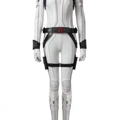 2020 Movie Black Widow Natasha Romanoff White Jumpsuit Cosplay Costume 23 2020 Movie Black Widow Natasha Romanoff White Jumpsuit Cosplay Costume -Game Costumes Sales COS 012 07 17