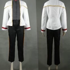 Star Trek: Insurrection Nemesis White Mess Dress Uniform Cosplay Costume