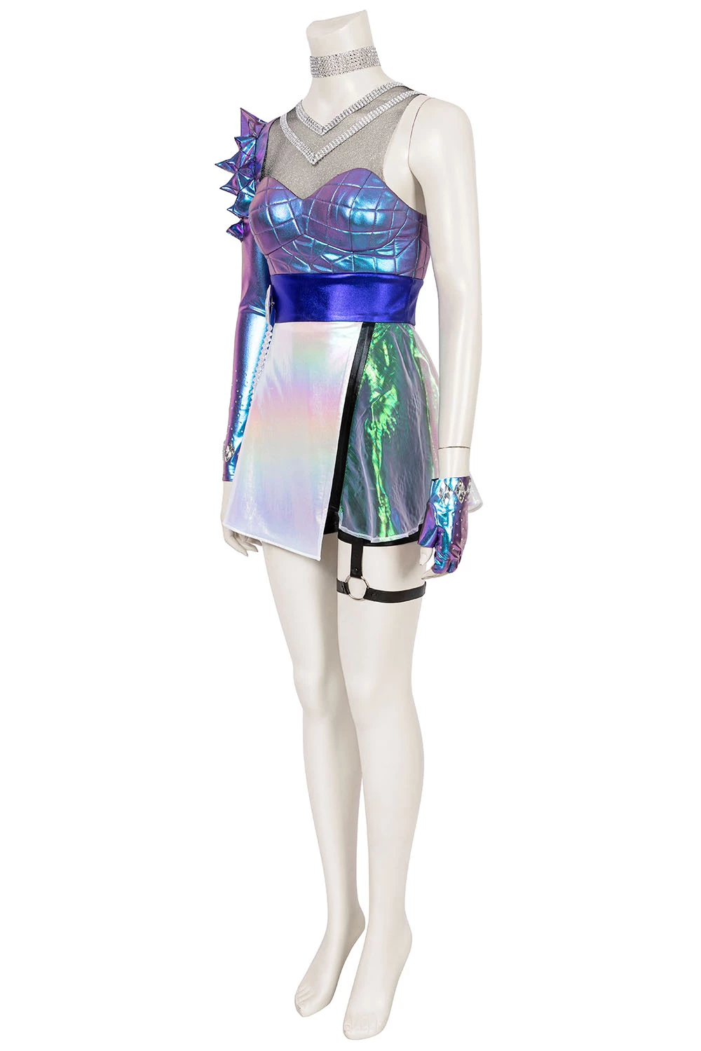 League Of Legends LOL K/DA All Out Ahri Cosplay Costume 5 League Of Legends LOL K/DA All Out Ahri Cosplay Costume - Image 3