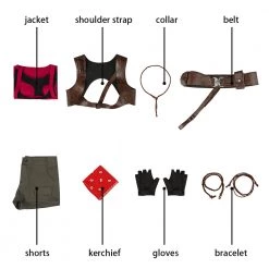 Jumanji: Welcome To The Jungle Ruby Roundhouse Cosplay Costume 21 Jumanji: Welcome To The Jungle Ruby Roundhouse Cosplay Costume -Game Costumes Sales COS 013 09 5