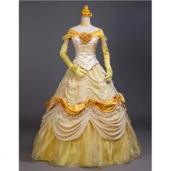 Beauty And The Beast Princess Belle Dress Cosplay Costume - J -Game Costumes Sales COS 014 01 156 1