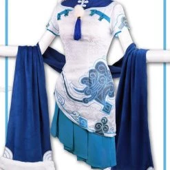 Overwatch Mei Cheongsam Cosplay Costume
