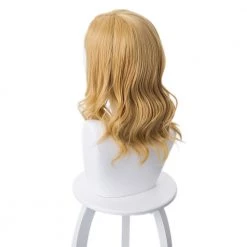 Gold 45cm Captain Marvel Carol Danvers Cosplay Wig -Game Costumes Sales COS 014 03 110