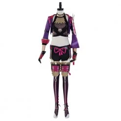 Genshin Impact Kuki Shinobu Cosplay Costume