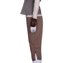 Star Wars: The Last Jedi Rey Cosplay CostumeWith Cape -Game Costumes Sales COS 015 03 106