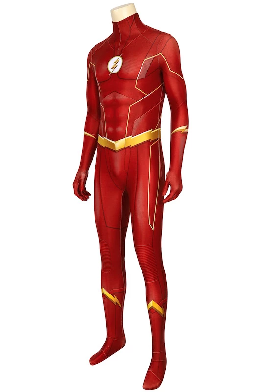 The Flash Season 6 Barry Allen Jumpsuit Cosplay Costume 7 The Flash Season 6 Barry Allen Jumpsuit Cosplay Costume - Image 5