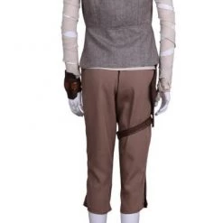 Star Wars: The Last Jedi Rey Cosplay CostumeWith Cape -Game Costumes Sales COS 015 05 51