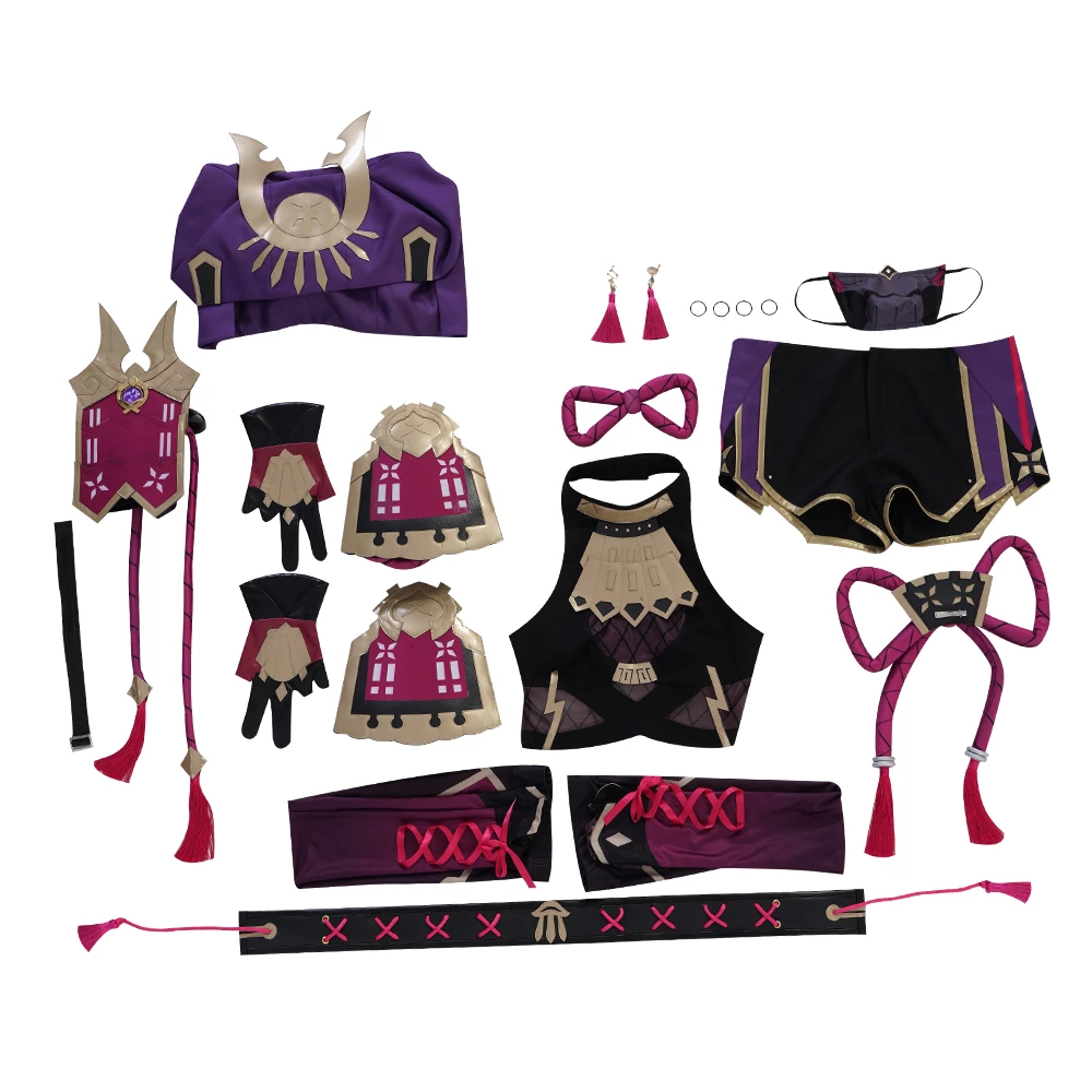 Genshin Impact Kuki Shinobu Cosplay Costume 8 Genshin Impact Kuki Shinobu Cosplay Costume - Image 6