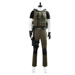 Resident Evil 3 Remake Carlos Oliveira Cosplay Costume Version 2 -Game Costumes Sales COS 016 01 194 1