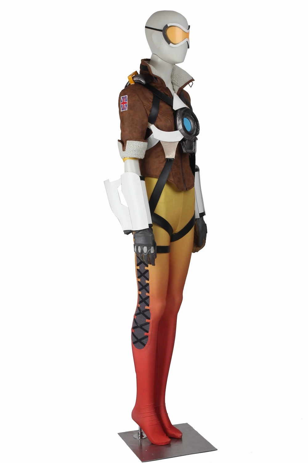 Overwatch Tracer Lena Oxton Yellow Version Cosplay Costume 5 Overwatch Tracer Lena Oxton Yellow Version Cosplay Costume - Image 3