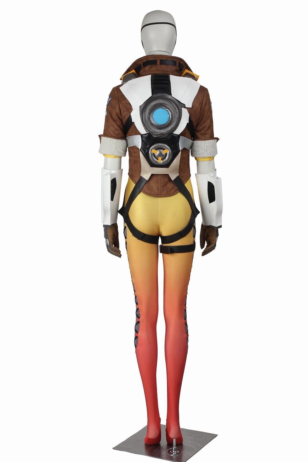 Overwatch Tracer Lena Oxton Yellow Version Cosplay Costume 6 Overwatch Tracer Lena Oxton Yellow Version Cosplay Costume - Image 4