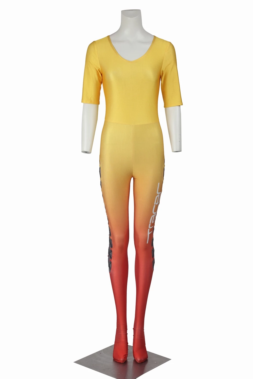 Overwatch Tracer Lena Oxton Yellow Version Cosplay Costume 8 Overwatch Tracer Lena Oxton Yellow Version Cosplay Costume - Image 6