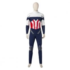 The Falcon And The Winter Soldier Sam Wilson Captain America Cosplay Costume Leather Version -Game Costumes Sales COS 016 07 26