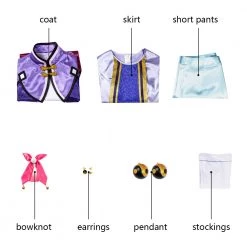 Genshin Impact Qiqi Cosplay Costume -Game Costumes Sales COS 016 11 1