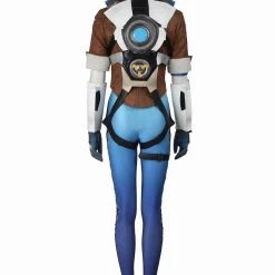 Overwatch Tracer Lena Oxton Blue Version Cosplay Costume 15 Overwatch Tracer Lena Oxton Blue Version Cosplay Costume -Game Costumes Sales COS 017 03 41