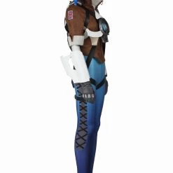 Overwatch Tracer Lena Oxton Blue Version Cosplay Costume 18 Overwatch Tracer Lena Oxton Blue Version Cosplay Costume -Game Costumes Sales COS 017 06 8