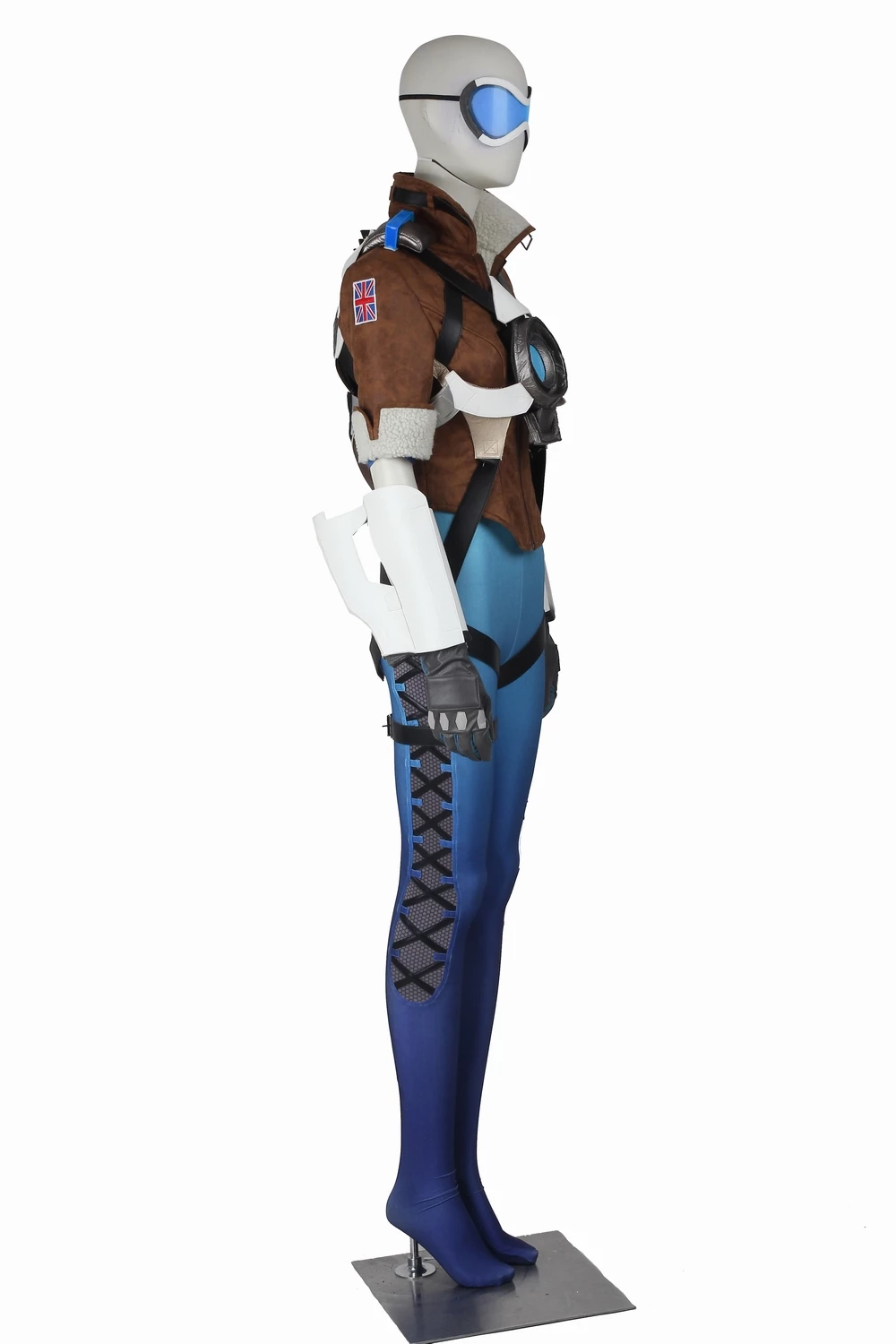 Overwatch Tracer Lena Oxton Blue Version Cosplay Costume 8 Overwatch Tracer Lena Oxton Blue Version Cosplay Costume - Image 6