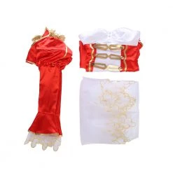 Fate/Extra Red Saber Nero Cosplay Costume -Game Costumes Sales COS 017 07 8