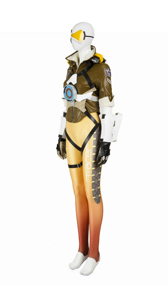 Overwatch Tracer Lena Oxton Cosplay Costume 4 Overwatch Tracer Lena Oxton Cosplay Costume - Image 2