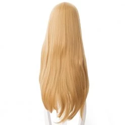 Gold 80cm League Of Legends LOL K/DA Ahri Cosplay Wig -Game Costumes Sales COS 018 03 95