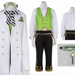 Disney: Twisted-Wonderland Diasomnia Lilia Vanrouge White Suit Cosplay -Game Costumes Sales COS 018 04 102