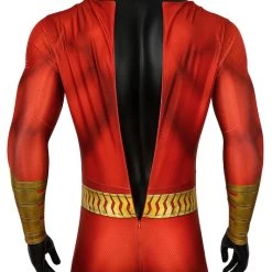 Captain Marvel Shazam Jumpsuit Cosplay Costume -Game Costumes Sales COS 018 06 30