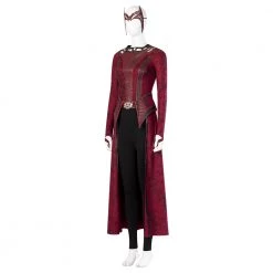 Deluxe Doctor Strange In The Multiverse Of Madness Wanda Maximoff Scarlet Witch Cosplay Costume -Game Costumes Sales COS 018 07 24