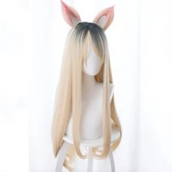 80cm League Of Legends LOL K/DA Ahri MV Version Cosplay Wig